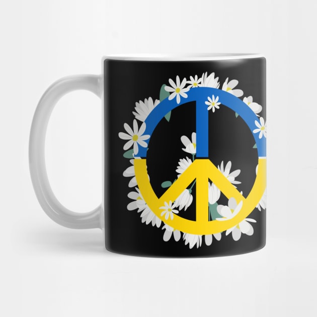 Peace Ukraine, Peace Sign Ukraine by UniqueBoutiqueTheArt